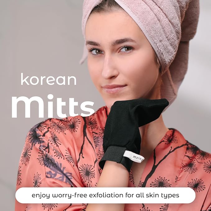 MainBasics Exfoliating Gloves for Shower - Image 2
