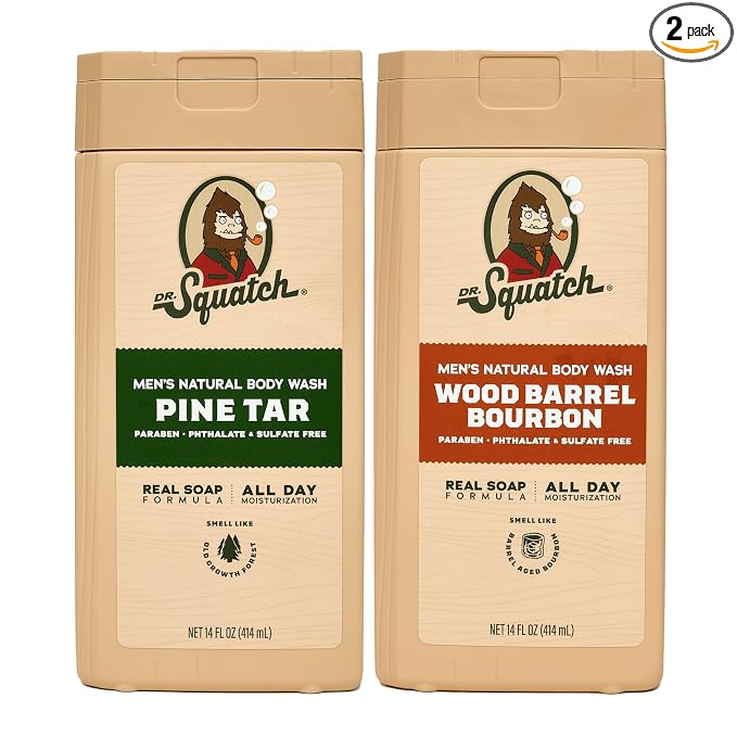 Dr. Squatch Natural Men's Body Wash Shower Gel by DrSquatch