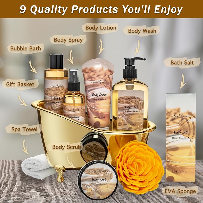 Aqua Elegante Spa Gift Basket - Image 2
