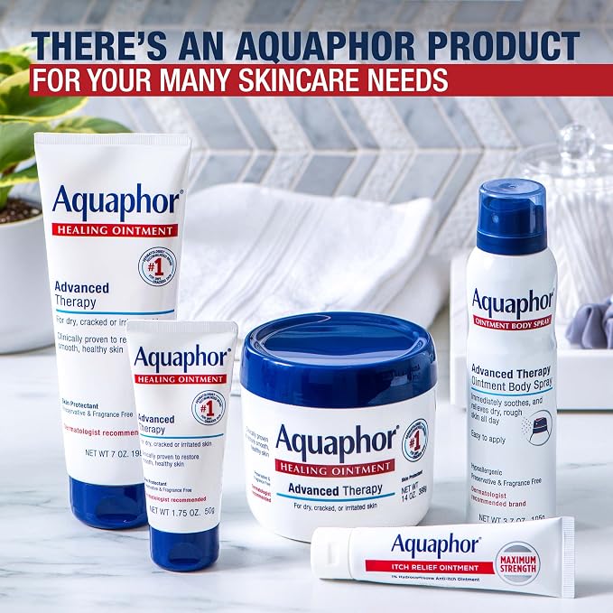 Aquaphor Healing Ointment Advanced Therapy Skin Protectant Skin Care Set - Image 13