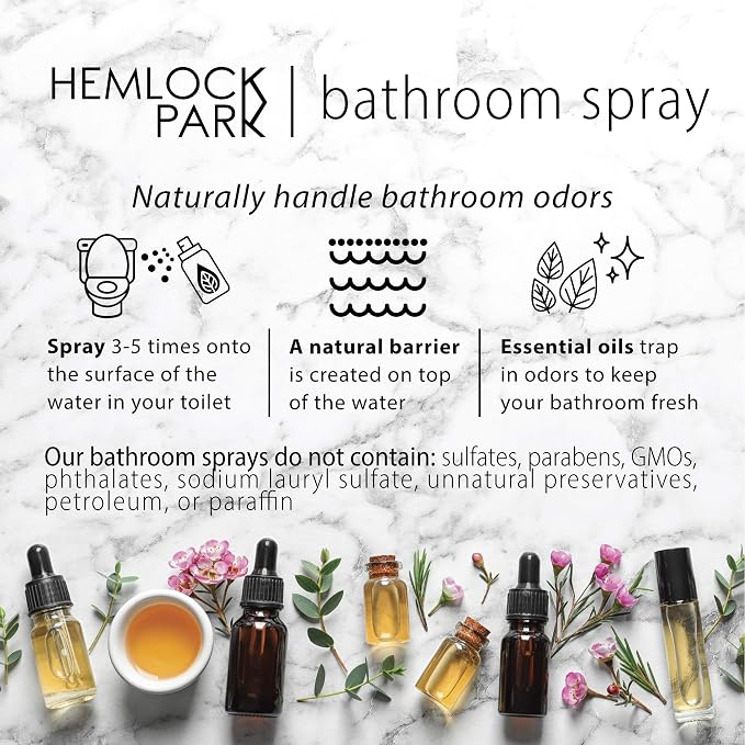 Hemlock Park Sandalwood Room & Linen Spray | Botanical Mist Crafted - Image 2