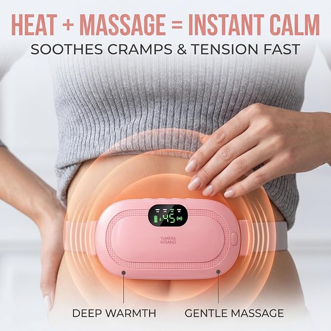 Heating Pad for Period Cramps – FSA-HSA Eligible – Cordless Portable Electric - Image 3