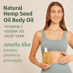 Hempz Original Floral Banana Hydrating Body Oil - Image 3