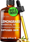 100% Pure Lemongrass Essential Oil by GyaLabs