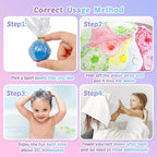 Bath Bombs for Kids, Handmade Organic Bubble Bath Ball Gift Set for Boys and - Image 6