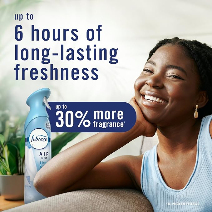 Febreze Air Mist, Air Freshener Spray, Odor Fighting Room Spray, Deodorizer - Image 7