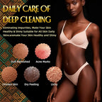UJFQBH 3 Pieces African Bath Sponge African Net Long Net Bath Sponge - Image 5