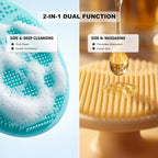 4 Pack Face Scrubber, JEXCULL Soft Silicone Facial Cleansing Brush Face - Image 5