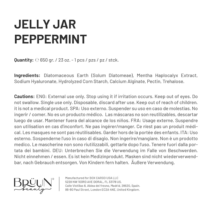 BRÜUN Peel-Off Peppermint Jelly Mask - Image 7
