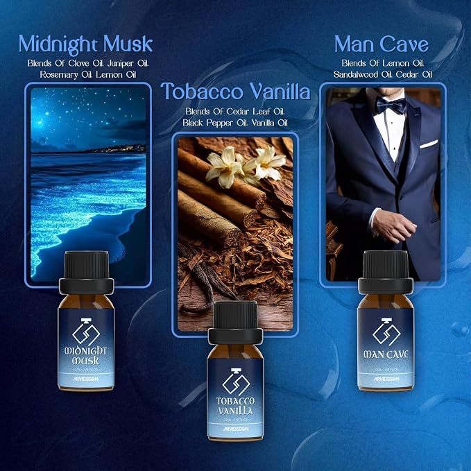 ARVIDSSON Cologne Fragrance Oils Set, Essential Oils - Image 4