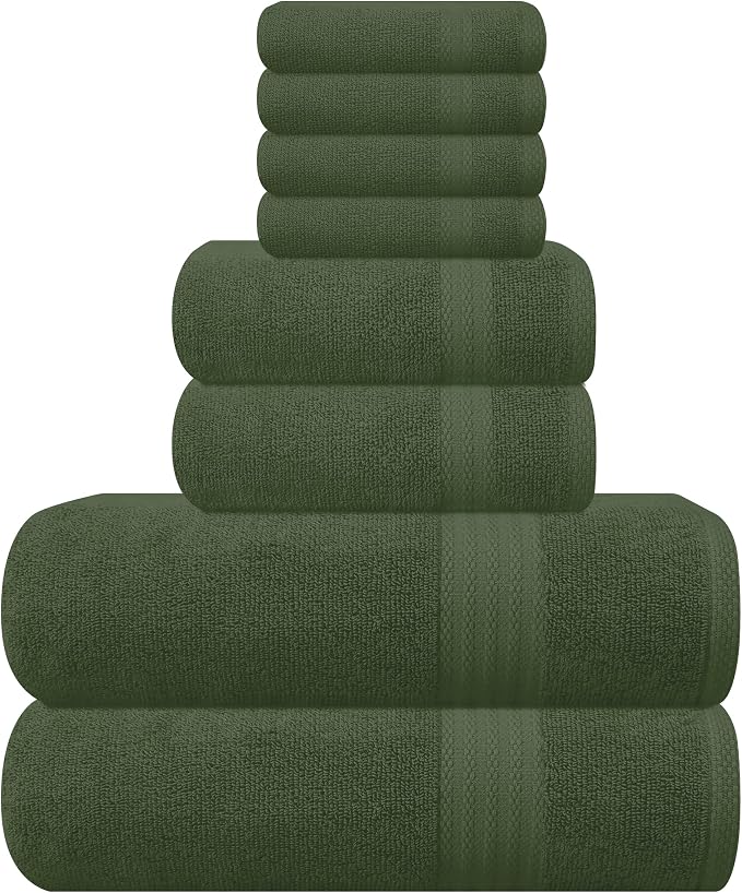 GLAMBURG Ultra Soft 8-Piece Towel Set by GLAMBURG