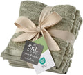 SKL Home CloudSoft Cotton Luxury 4-Piece Washcloth Set by SKLHomebySaturdayKnightLtd
