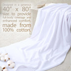 Cotton Paradise 100% Cotton 40x80 Oversized Bath Sheet, Extra Large Turkish - Image 2