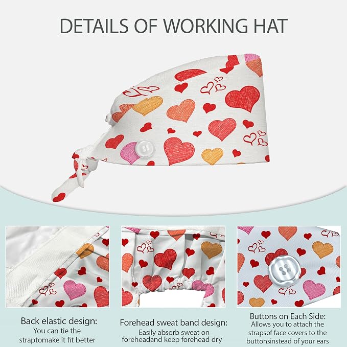 2 Pcs Working Cap with Sweatband - Image 3