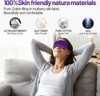 Sleep Mask, Silk Eye Mask for Sleeping - Image 5