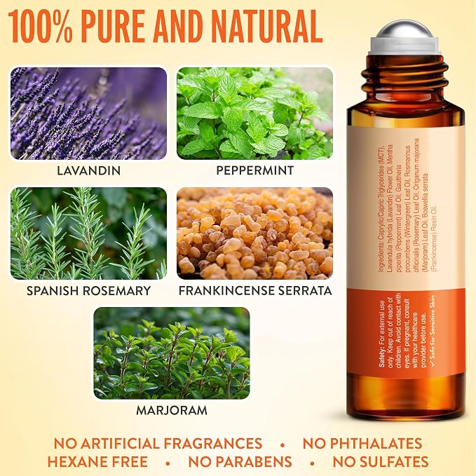 UpNature Head Bliss Essential Oil Roll On Stick - Image 3