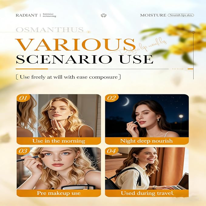 AKARY 10Pcs Osmanthus Nourish & Tender Lip Mask, Radiant & Tender, Smoothing - Image 9