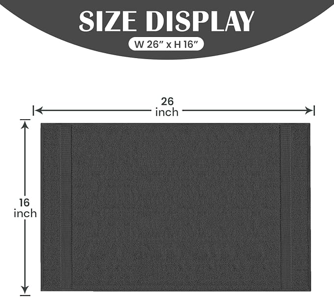 Reed&Pick 24 Pack Dark Grey Hand Towels 100% Cotton Spa Towels – 16x26 inches - Image 5