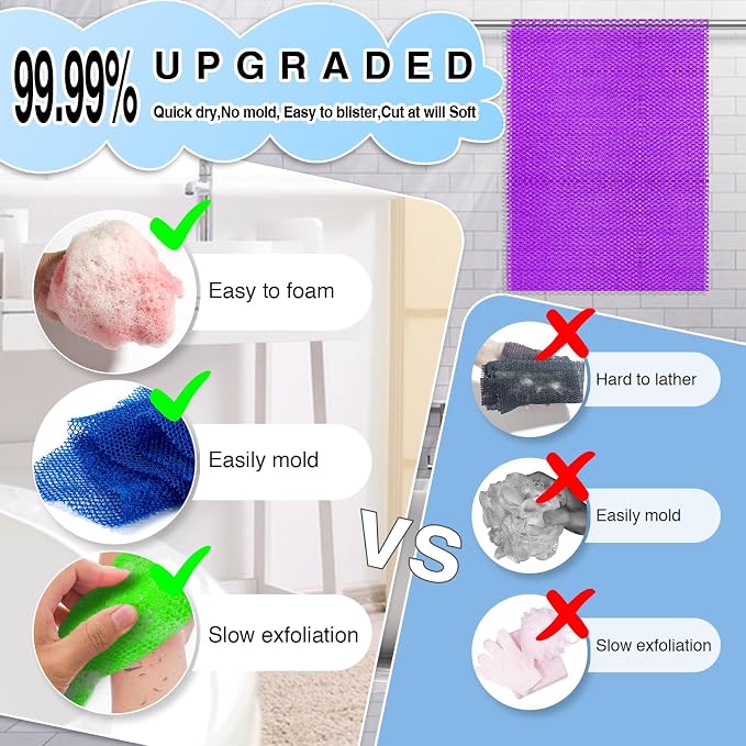 4 Pieces African Net Sponge – Premium African Net Sponge - Image 3