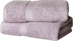 SUPERIOR Egyptian Cotton Pile Bath Towel Set of 2, Ultra Soft Luxury Towels by SUPERIOR