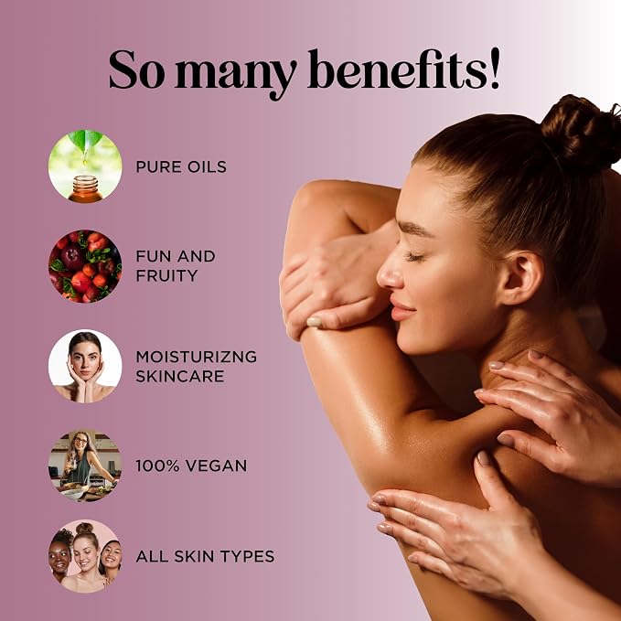 Berry Sensual Massage Oil for Couples - Image 3