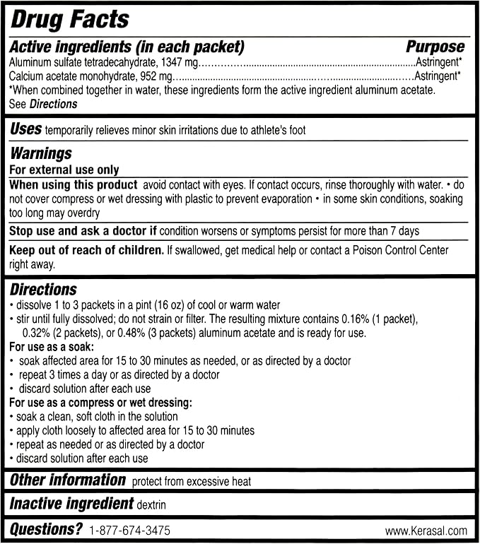 Kerasal Athlete's Medicated Foot Soak, Bath - Image 10