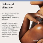 MEDIX Exfoliating Glycolic Acid Body Wash & Face Wash + Coconut Body Lotion - Image 9