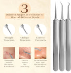 22 Pcs Pimple Popper Tool Kit 410 Stainless Steel Blackhead Remover Tools - Image 3