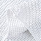 Microfiber Waffle Bath Towels, 4 Pieces, Fast Drying, Lint Free 430 GSM - Image 3