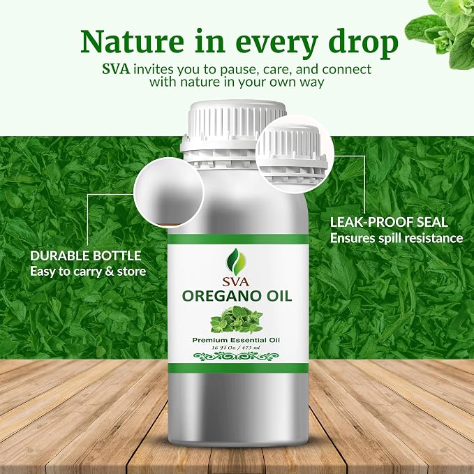 SVA Oregano Essential Oil – 16 Fl Oz – 100% Natural Oregano Oil - Image 8