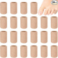 Blulu 24 Pieces Toe Tubes 0.98 Inches Cushion Tube Corn Pads by Blulu