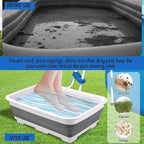 Pool Foot Bath Tray for Swimming Pool, Non- Slip Collapsible Foot Bath for Pool - Image 3