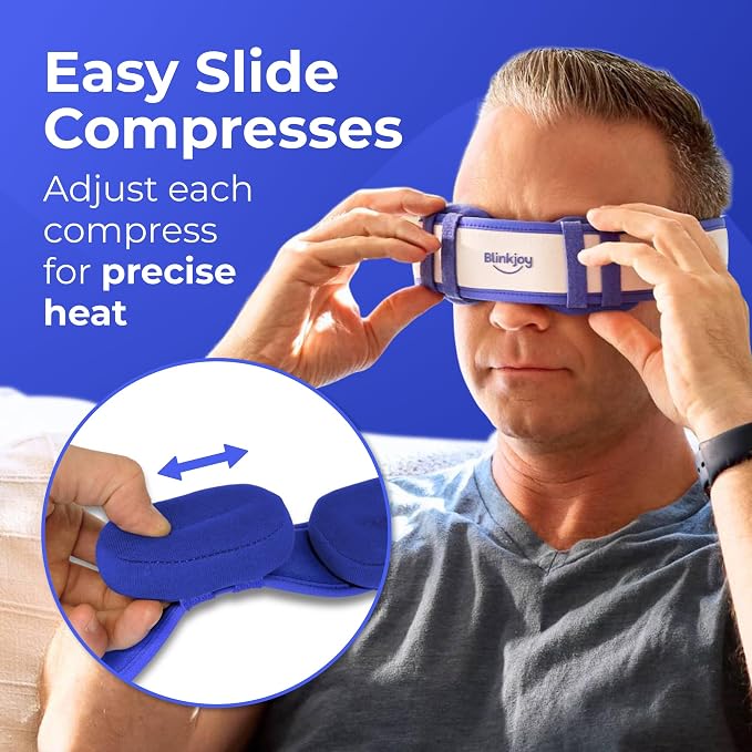 Blinkjoy Moist Heated Eye Mask for Dry Eyes – Microwavable Warm Compress - Image 4