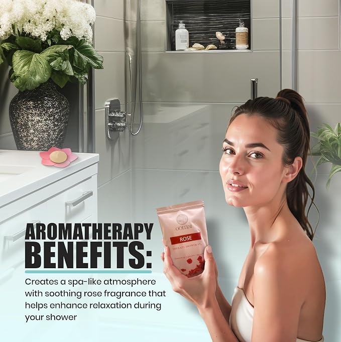 Shower Steamers Natural Aromatherapy Rose Scent - Image 5