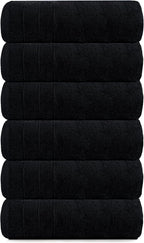 Tens Towels Pack of 6 Hand Towels, 100% Cotton, Lighter Weight, Quick to Dry - Image 8