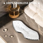 LeMeeOly Stainless Steel Gua Sha Facial Tools Metal GuaSha Tool - Image 6