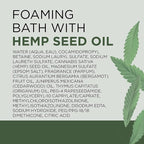 Dr Teal's Foaming Bath with Pure Epsom Salt, Cannabis Sativa Hemp Seed Oil - Image 9