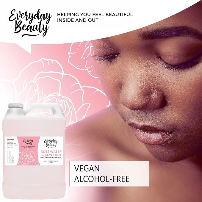 Rose Water & Glycerin Enhanced Facial Toner - Image 2