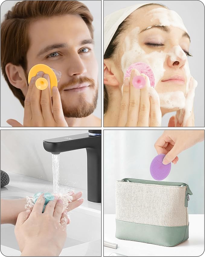 Face Scrubber, Face Cleansing Brush Blackhead Acne Pore Pad - Image 7