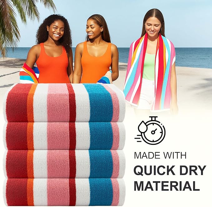 CASA COPENHAGEN Bora Bora Beach Towels Designed in Denmark Rough and Tough - Image 4