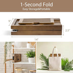 Bamboo Bathtub Tray Caddy - Image 5