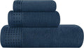 GLAMBURG Ultra Soft 3 Pack Cotton Towel Set, Contains a Bath Towel 28x55 inch by GLAMBURG