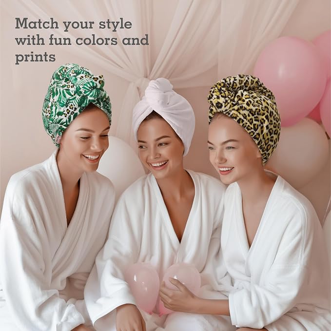 Brook + Bay Microfiber Hair Towel Wrap - Image 5