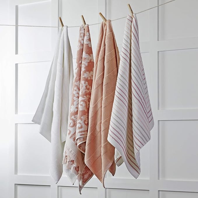 SKL Home Mirage Fringe 2 Bath, 2 Hand Towel Set - Image 6
