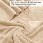 4 Piece Extra Large Bath Towels 35x70 Inches - Image 6