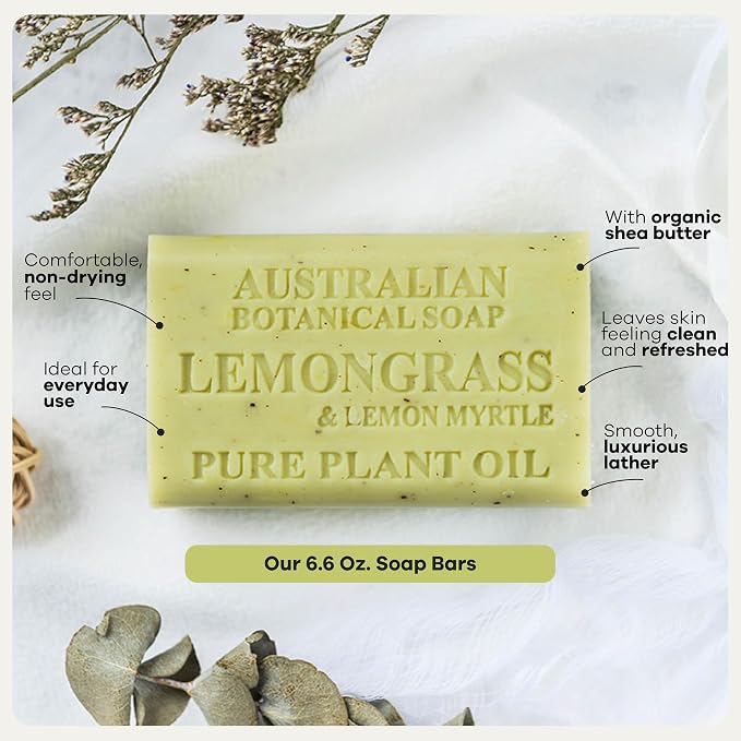Australian Botanical Soap 8-Pack Variety Bar Soap Set, 6.6 oz Each – 2 Each: - Image 6