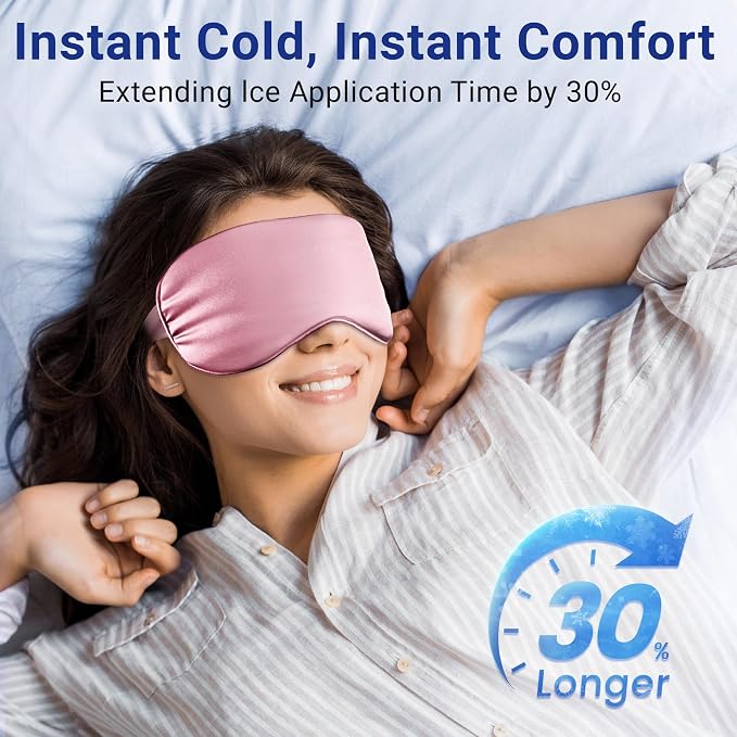 Self Care Gift for Women, Cooling Eye Mask for Puffy Eyes, Tired Eyes, Headache - Image 5