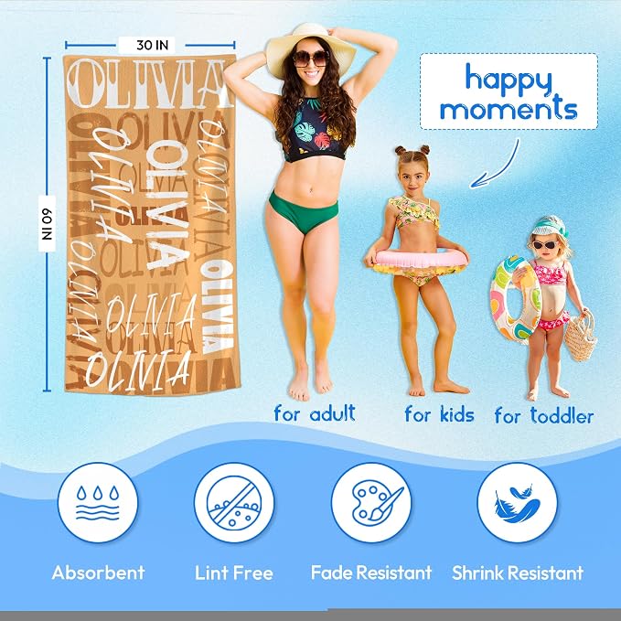 JML Personalized Beach Towel - Image 3