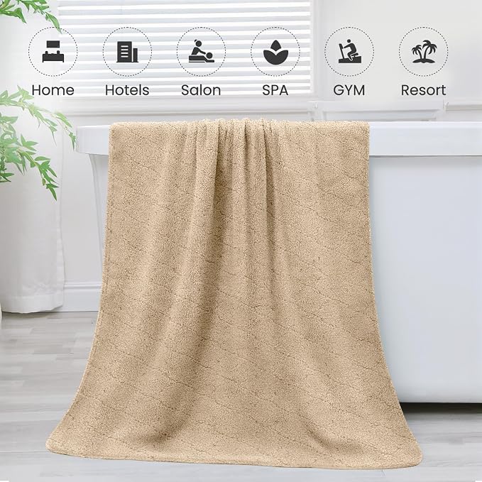 JML Microfiber Bath Towels, Ultra Soft, Super Absorbent and Fast Drying - Image 8