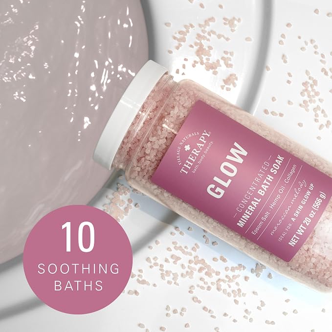 Village Naturals Therapy Glow Concentrated Mineral Bath Soak, Moroccan Melody - Image 6